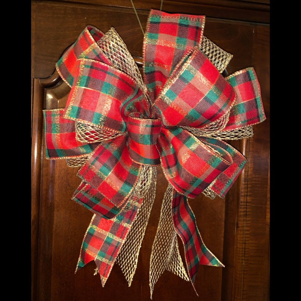 Double-Bow 10” x 15” for wreath or other decor